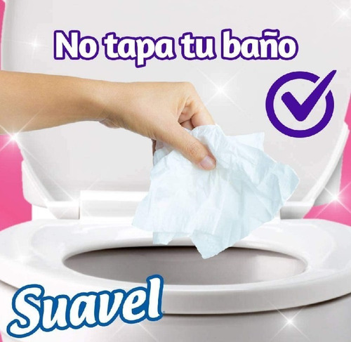 Papel Higiénico Suavel 1023 200 Hojas Dobles 48 Rollos