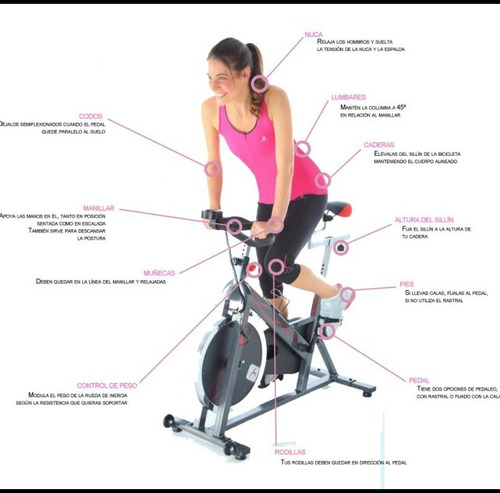Imagen 4 de 4 de Bicicleta Estática Profesional Ejercicios Rehabilitación Gym