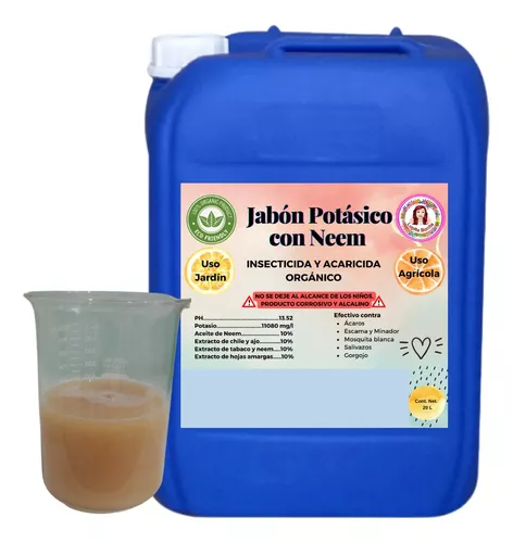 Lupita Bonita - 1L DE JABÓN POTÁSICO CON ACEITE DE NEEM - SÚPERINSECTICIDA  ECOLÓGICO. PRECIO: $100.00 M.N.X. C/U DESCRIPCIÓN: Es un producto natural,  ecológico y biodegradable. Actúa como limpiador de la superficie