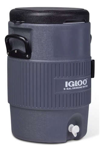 Igloo Termo Portatil Para 5 Galones(19 Lts) Carbon Black