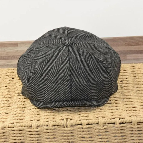 Boina Estilo Inglés En Vinipiel Tipo Peaky Blinders Series