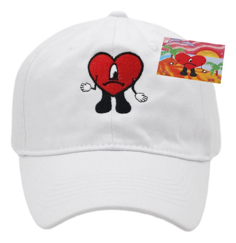 Gorra De Béisbol De Bad Bunny Bordada, Gorra Para Papá, Para