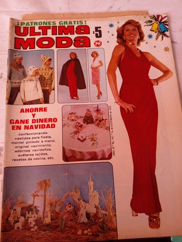 Revista Última Moda No 141 Diciembre 1975