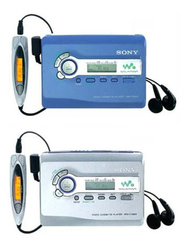 Walkman Sony De Aluminio Hermoso Con Zocalo De Carga 