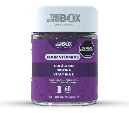 The Gummy Box Hair Vitamins Colageno Hidrolizado + Biotina