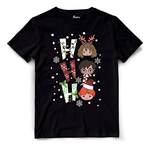 Playera Ugly Sweater Harry Potter Hogwarts Ho Ho Ho Navidad