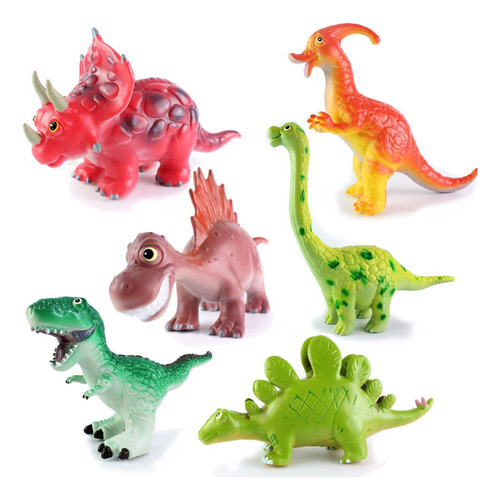 Figura Dinosaurios Jurassic Park X 6 Unidades Coleccionable