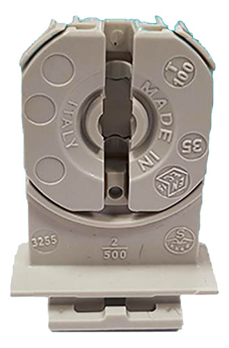 Kit 10 Soquete G13 Policarbonato Cinza Lucchi 10x20 P/t8-t12
