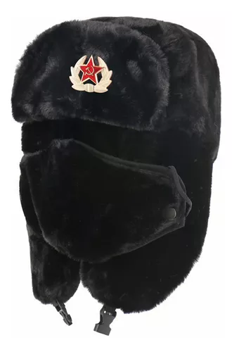 Ushanka Gorro Ruso Térmico Esquí Aviador Cubre Cara Invierno