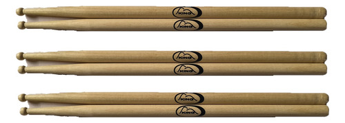 Palillos Baquetas Caixa Tarol Malacacheta Samba Ivsom Y King Cristal King Caixa
