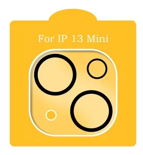 Pelíc. Câmera Traseira Para iPhone 13 Mini 5.42 + Capa Borda