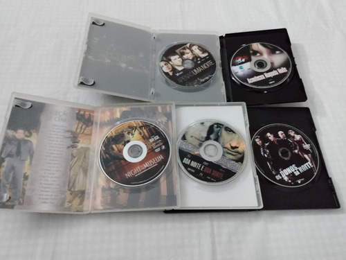 5 Dvds Uma Noite No Museu + Aconteceu Naquela Noite + 3
