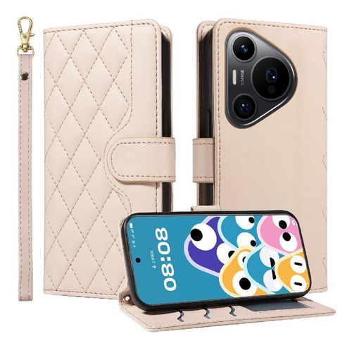 Funda Abatible For Huawei Pura 70 Pro Cartera Ranuras Para