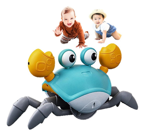 Crab Fujão Toy Mr. Joe Toca Música Para Bebés Con Sensor