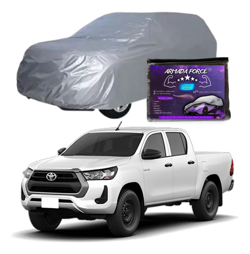 Capa Cobrir Carro Hilux 100% Forrada Armada Force