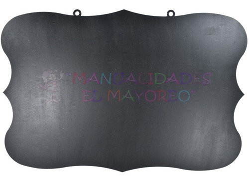 Pizarron Colgante De Madera Mdf De 40x60 Cm