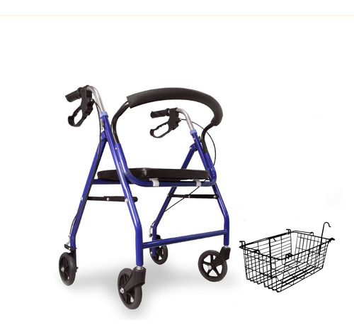 Andadera Rollator Ortopédica Plegable Hermed