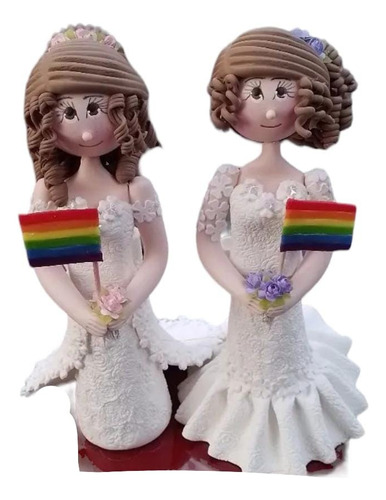 Muñecos Para Pastel De Boda Lgbt