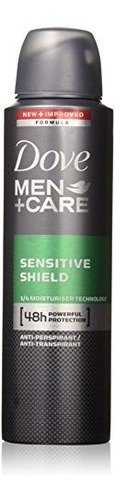 Dove Men Care + Antitranspirante En Aerosol Seco, Sensible E