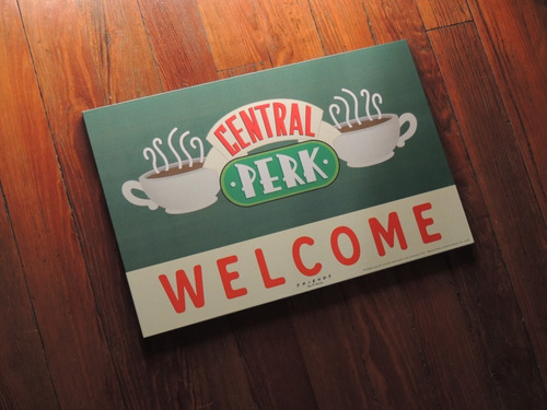Cuadro Central Perk Café Welcome 15x20 Serie Tv Friend´s
