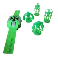Comprar Omnitrix Reloj Ben 10 Con  Luz Y Sonidos  4 Muñecos