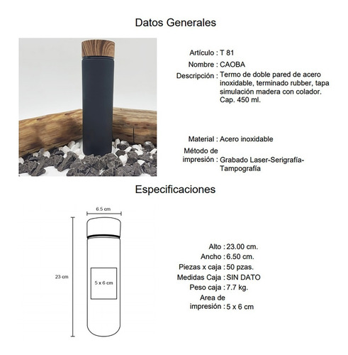 Imagen 5 de 9 de Termo De Acero De Doble Pared Con Colador De 450ml