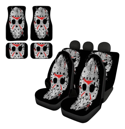 Jason Voorhee Juego Completo Estuche Asiento Vehiculo