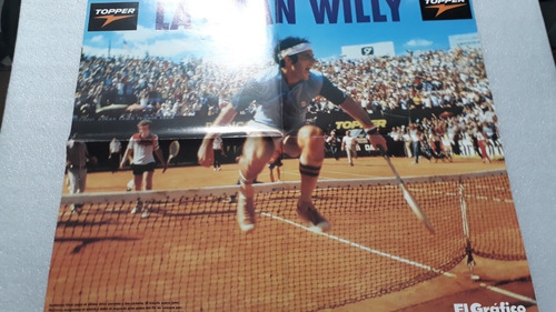 Póster Guillermo Vilas Gigante Excelente Estado