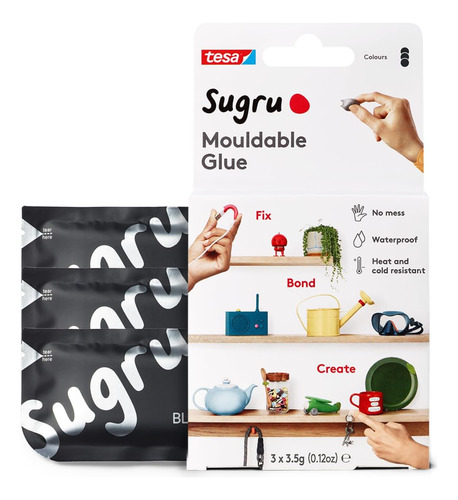 Tesa Sugru Superfuerte Impermeable Para Reparaciones 3 Unida