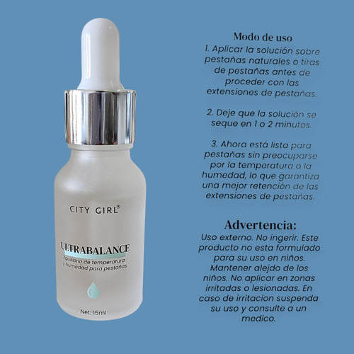 Ultrabalance City Girl Para Extensiones De Pestañas.