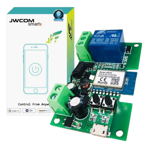Interruptor Relé Wifi 5v-12v-24v Inteligente Automação Alexa