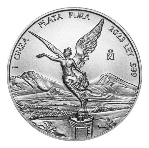 1 Onza De Plata Libertad Ley .999 En Su Capsula