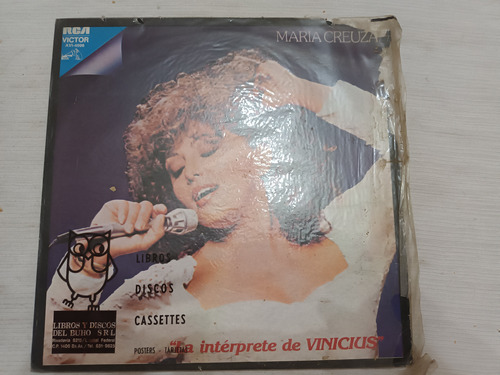 Disco Vinilo María Creuza La Intérprete De Vinicius