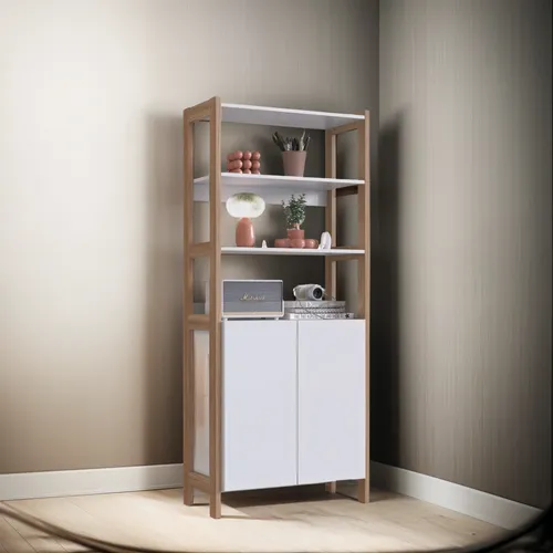 Estante Vertical 2 Puertas Moveli - Be Design
