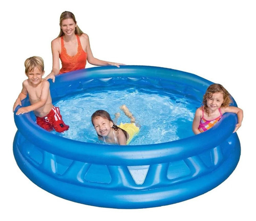 Imagen 2 de 2 de Alberca inflable redonda Intex 58431 de 188cm x 46cm 790L azul