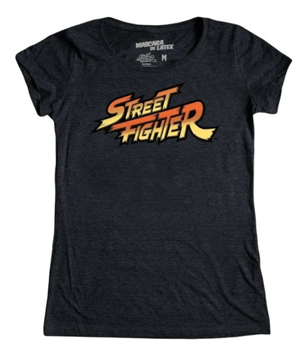 Imagen 1 de 4 de Street Fighter Logo Mujer