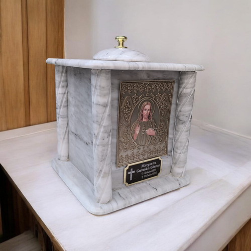 Urna Funeraria Para Cenizas De Cremación Y Placa Grabada 10
