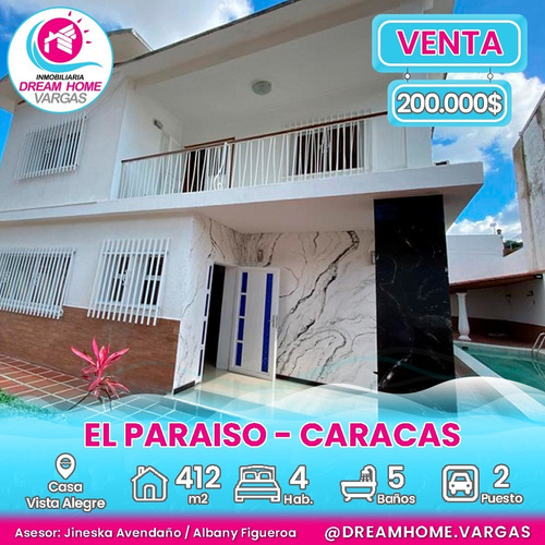  Casa En Venta Vista Alegre, El Paraíso - Caracas