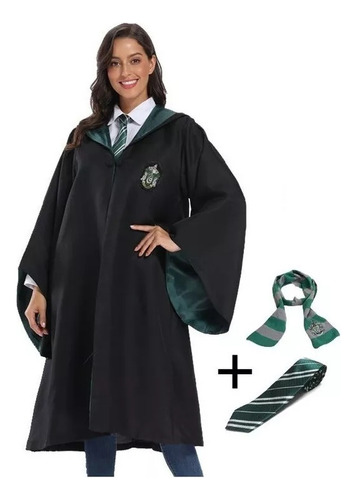 Disfraz Capa Harry Potter 4 Casas Hogwarts Avenclaw Bufanda