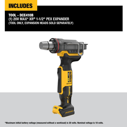 Herramienta Expansora Pex Dewalt, 20 V, Max Xr, Expansión De