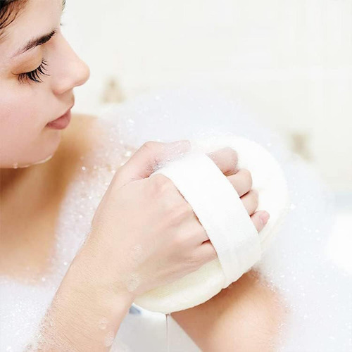 Almohadilla De Esponja De 2 Esponjas Exfoliantes De De Baño