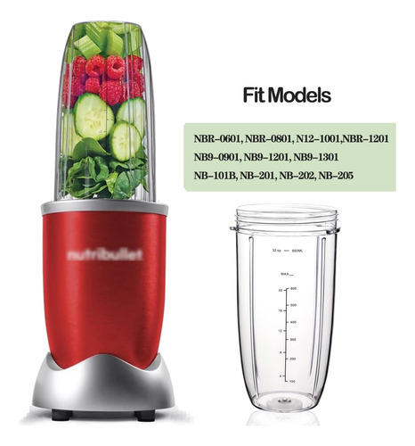 Copas De Reemplazo Para Nutribullet Blender N, Nbr-0601, Nb,