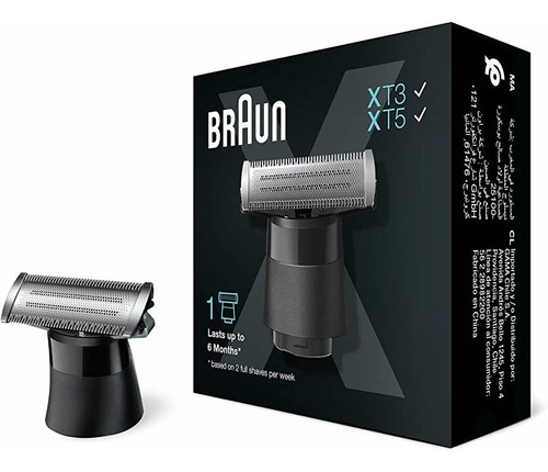 Cuchilla De Repuesto Afeitadora Braun Xt10 Para Series X Color Negro