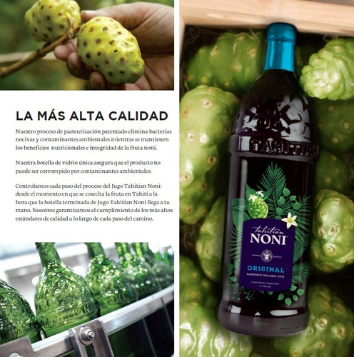 4 Botellas El Original Tahitian Noni - Morinda - Oferta