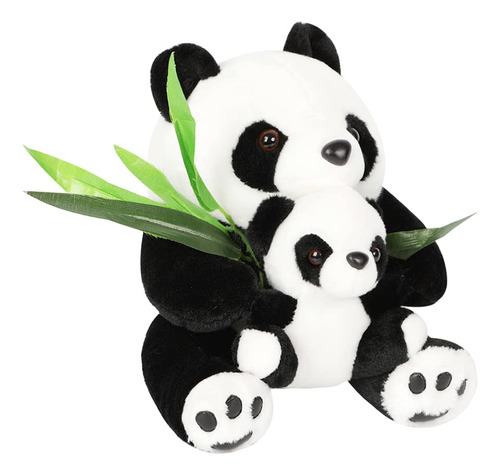 Aixini De 10 Animales De Peluche De Panda Con Juguete Bland Color Múltiple