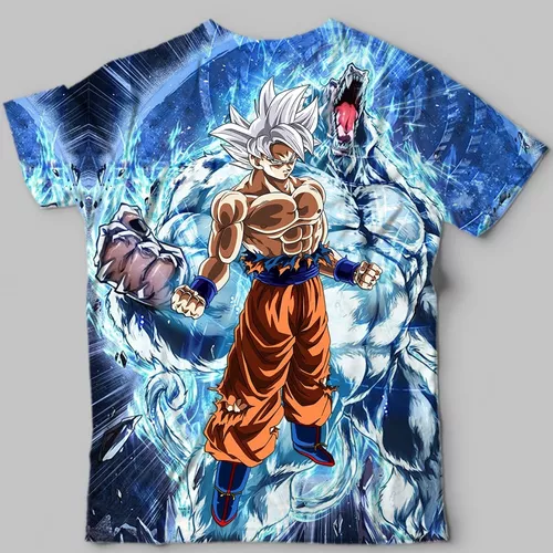 Camisa Camiseta Goku Instinto Superior Completo Dragon Ball