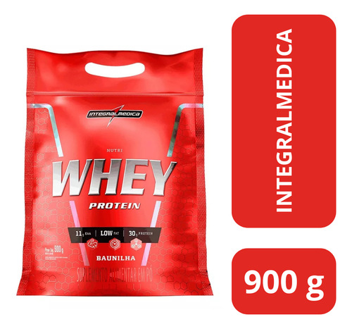 Nutri Whey Protein Pouch Baunilha 900g Integralmédica Baunilha