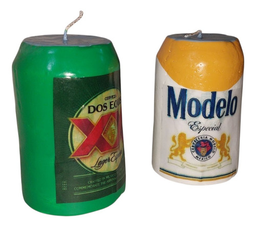 Vela Pastel .:: Lata Bote Cerveza Dos X Modelo V1 ::. C/2
