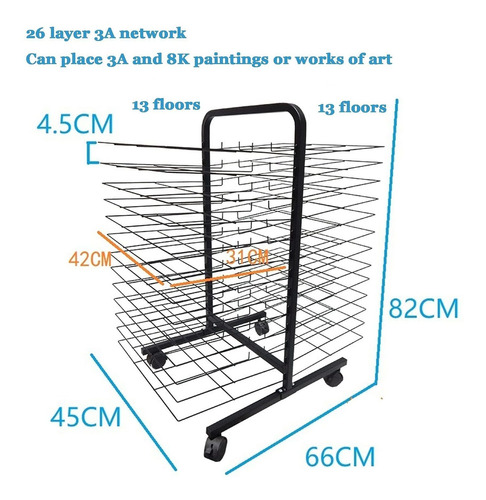 Lylff Estante Secado Artistico Caballete Producto Polea