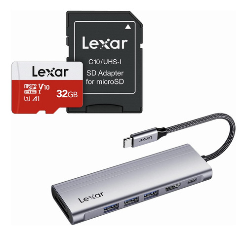 Lexar Tarjeta Micro Sd 32 Gb Estacion Acoplamiento Para H31